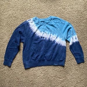 Old Navy women’s blue tie-dye crewneck (size S)